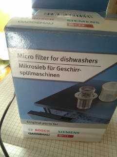Фильтр для посудомойной машины Bosch (грубой+тонкой очистки) +микрофил