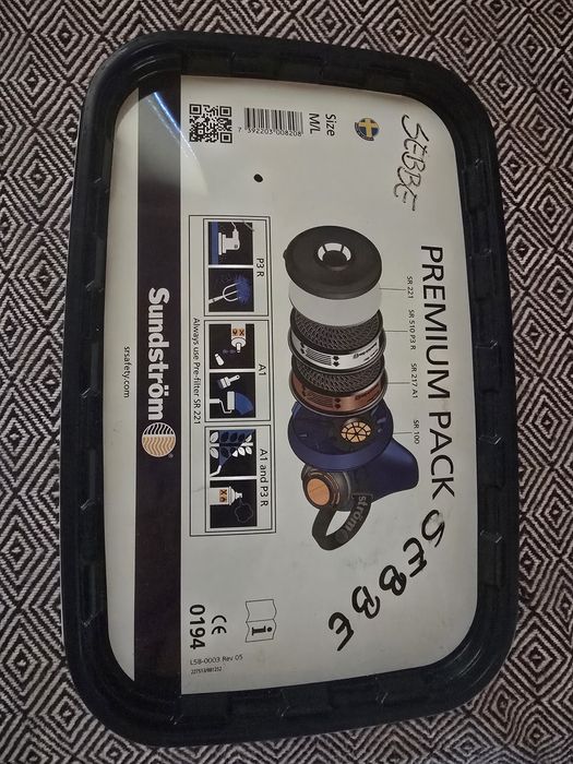 Sundström Sundstrom PREMIUM PACK Półmaska W Zestawie A1P3