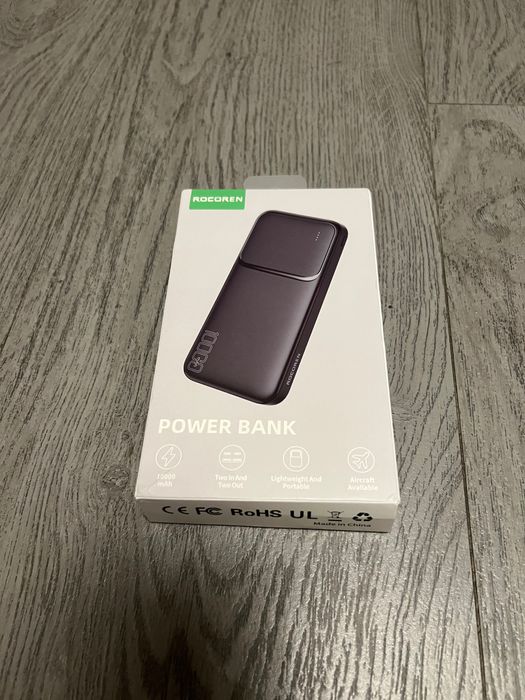 Powerbank Rocoren Павербанк Baseus 37w 10000mAh Новий Оригінал