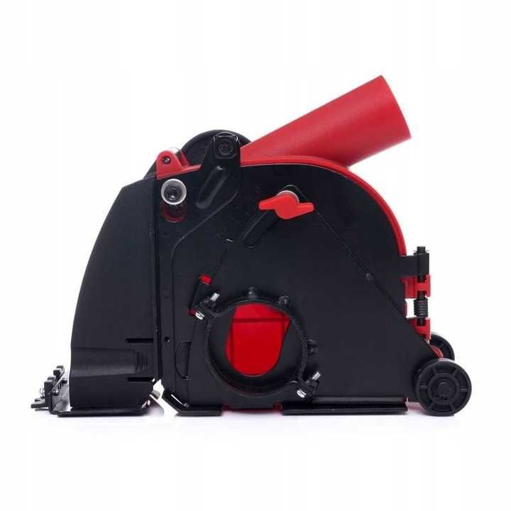 Przeciwpyłowa osłona do szlifierki 115-125mm bruzdownica odsysająca
