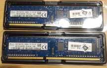 Pamięć RAM 2x4GB DDR3 1600Mhz