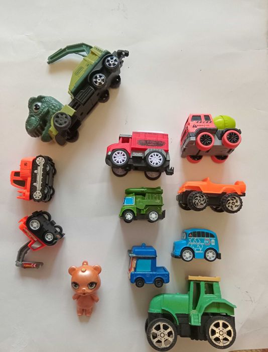 Пакет игрушек машинки для мальчика экскаватор джип Грузовичок Пик