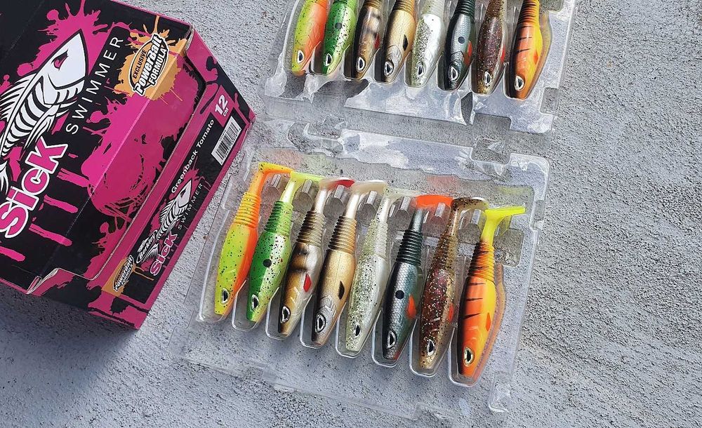 Zestaw Guma Berkley SICK Swimmer 12cm / 16 sztuk MIX Sandacz, szczupak