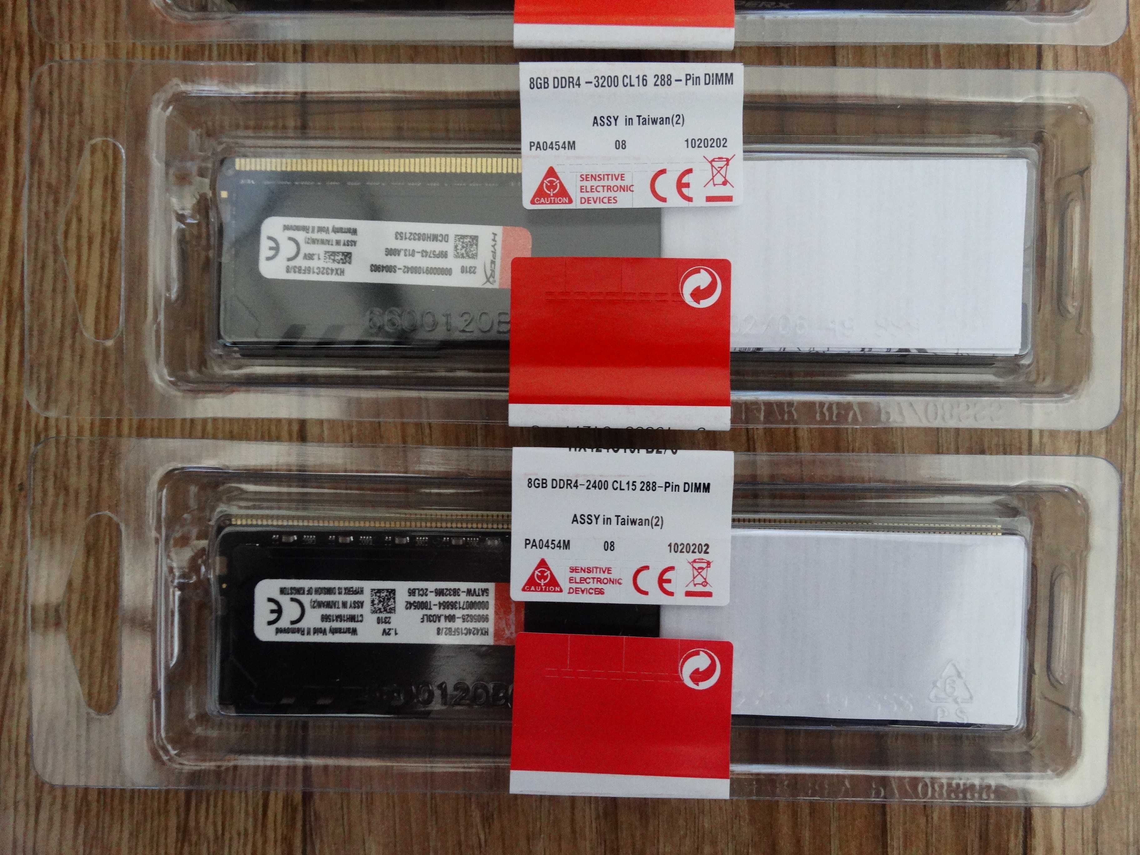 оперативная память HyperX FURY DDR4 8GB 2666MHz 3200MHz CL16 1.2V
