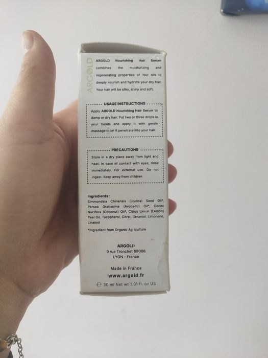 ARGOLD Nourishing Serum prawie cały