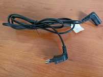 Kabel zasilający IEC C7 2 pin kątowy