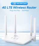 Router 4G LTE 300Mbps Cartão SIM