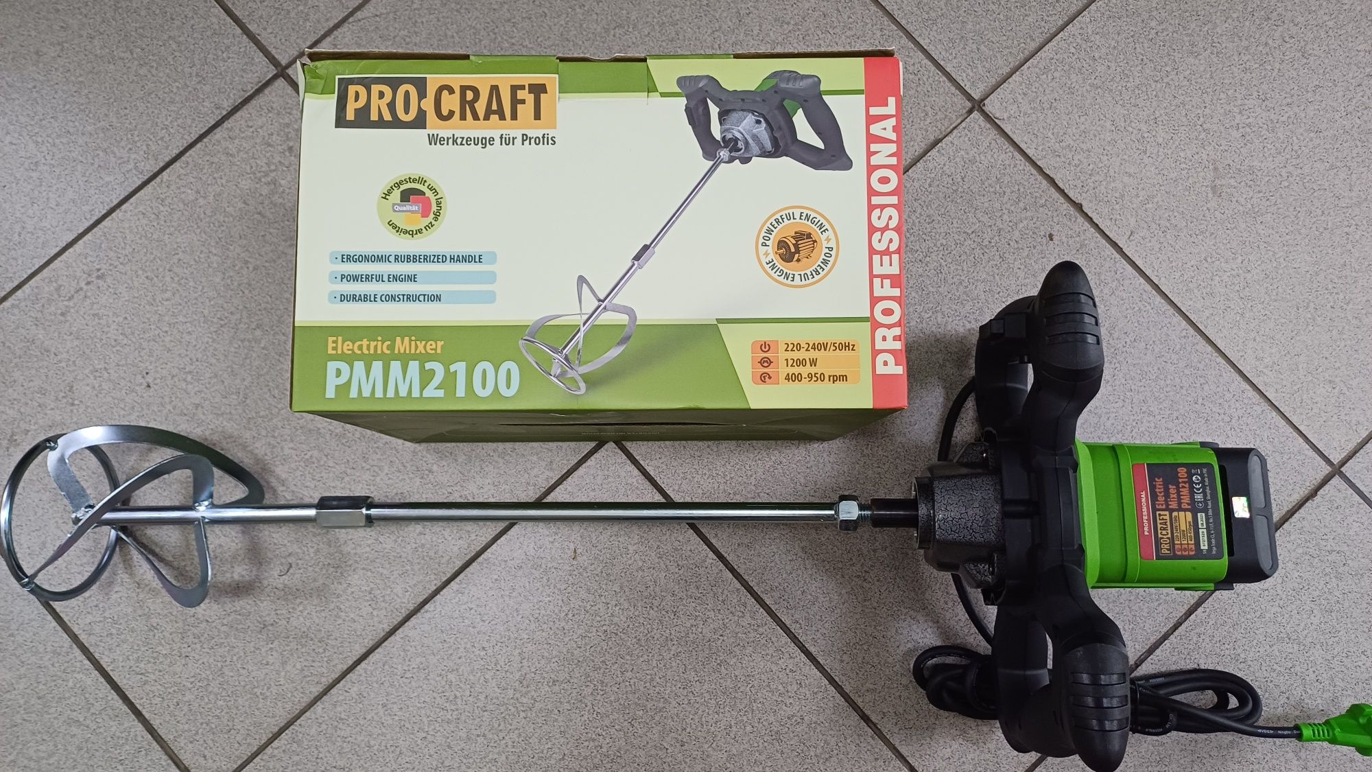 Міксер будівельний PROCRAFT PMM2100 New