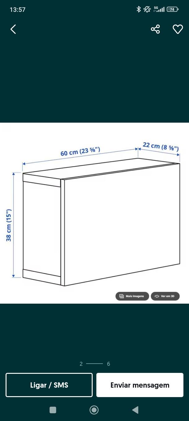 Armários IKEA de parede bësta