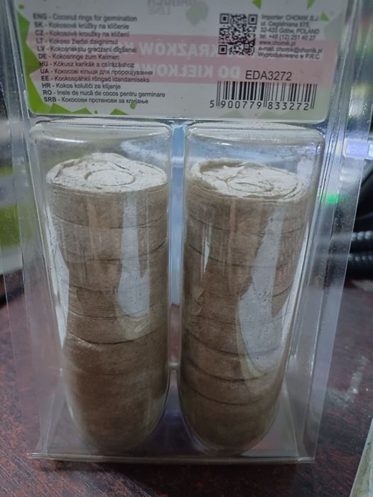 Krążki kokosowe do wysiewania