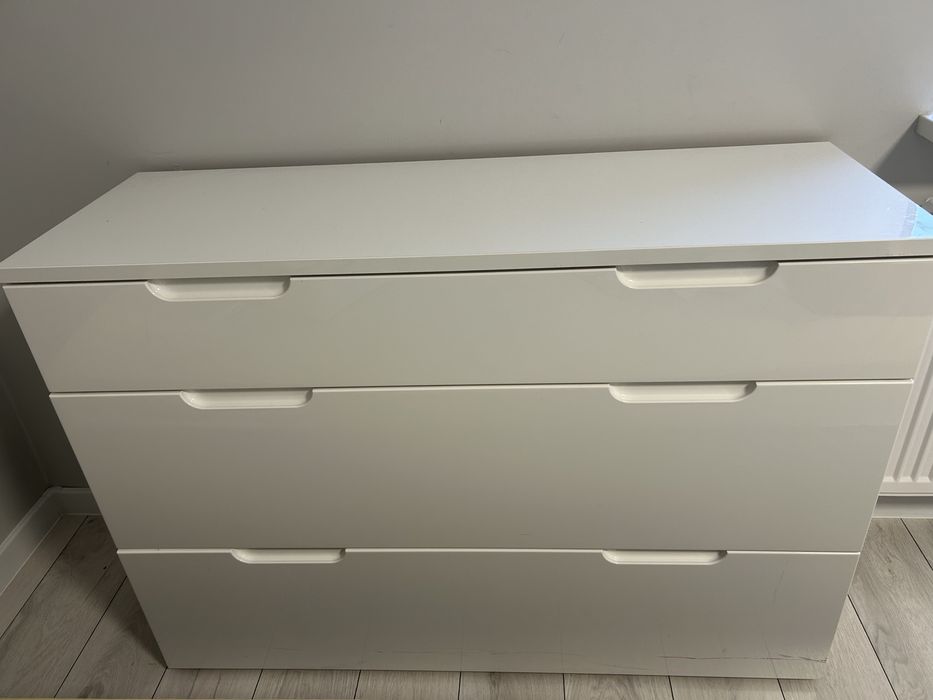 Komoda Biały Polysk