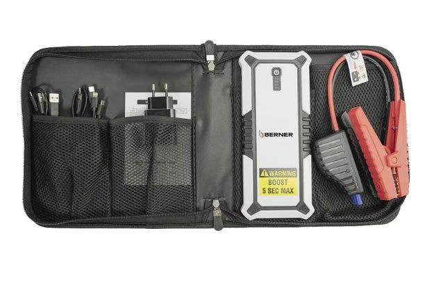 Mini booster de arranque de lítio 600A Berner, novo