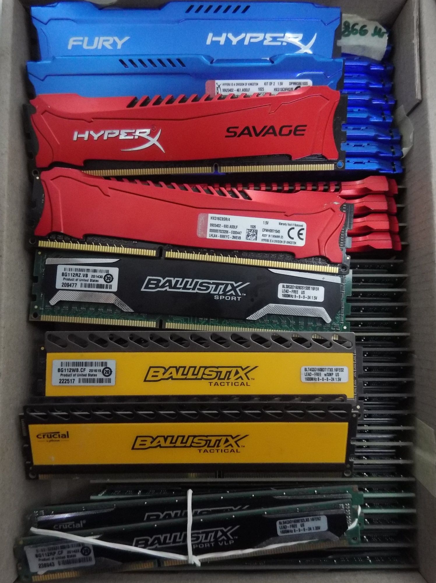 Ddr3  2/4/8 Gb Гб Оперативна пам'ять в радіаторах для ПК