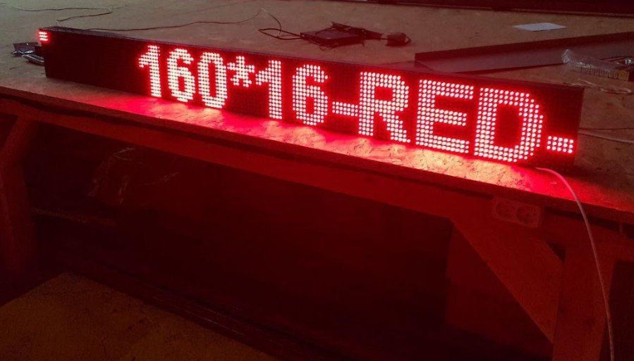 Біжучий LED-рядок 96×16 см ( бегущая строка )