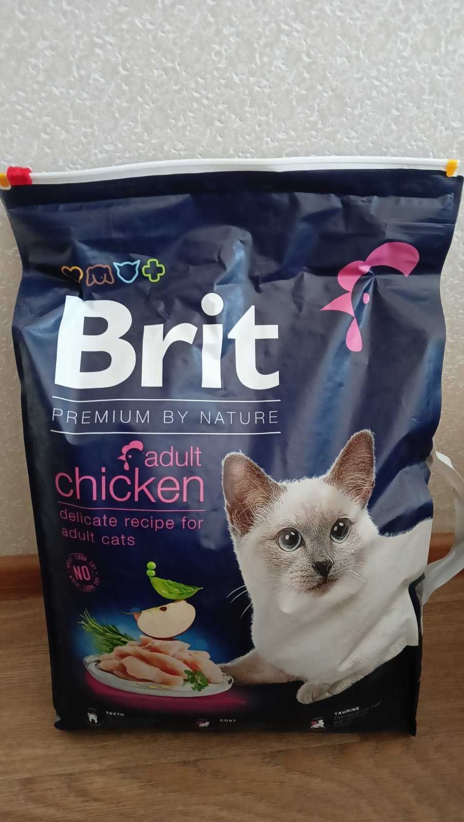 Корм для котів з куркою Brit Premium Chicken до 25р