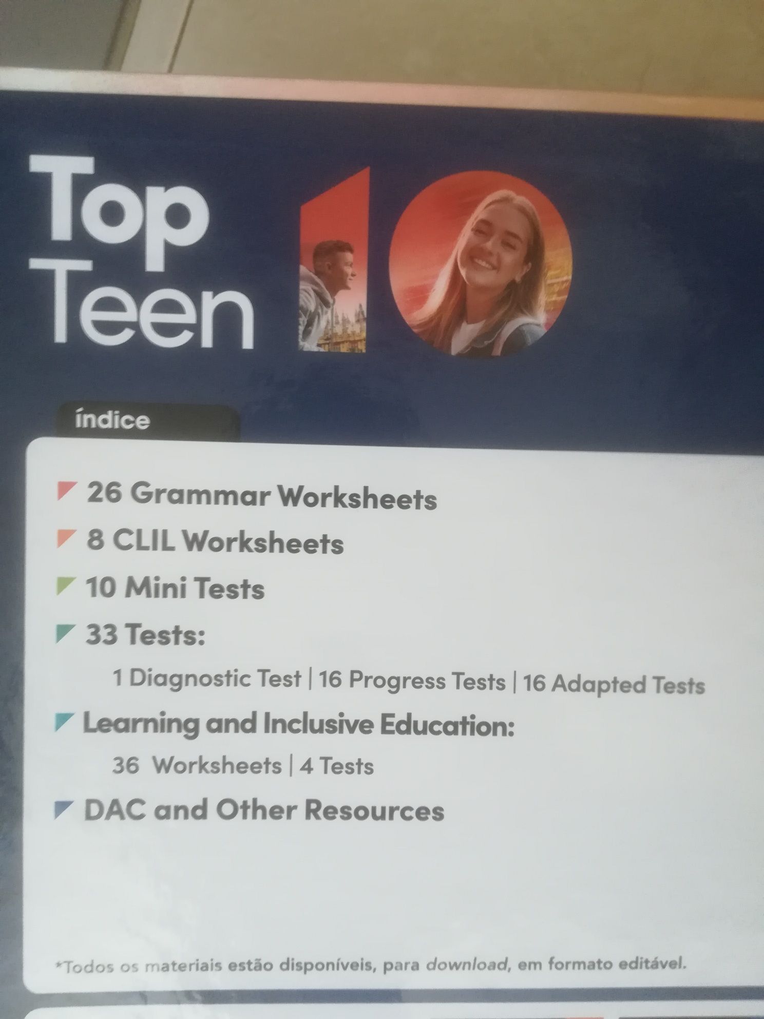 TOP Teen 10 material do professor