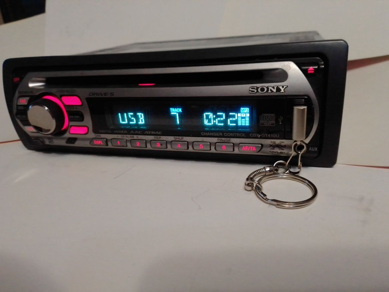 Автомагнітола sony cdx-gt410u із usb та bluetooth audio