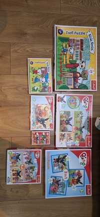 Puzzle 3+,  gry, ukladanki