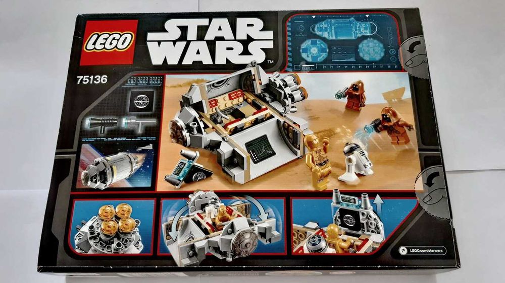 Lego Star Wars A New Hope 75136 Droid Escape Pod selado