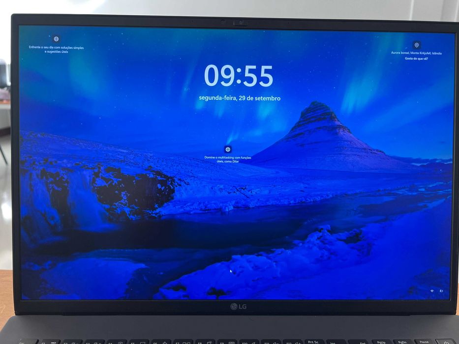 Lg Gram 17z90q  16gb ram ddr5 igual a novo na caixa com fatura