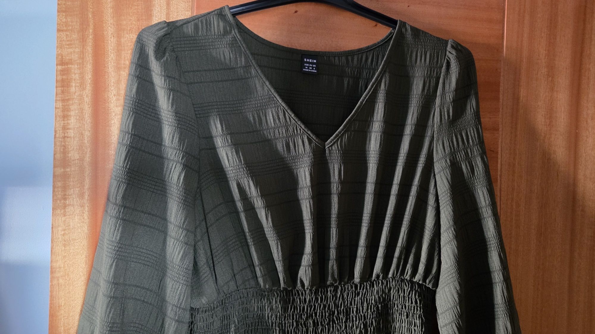 Vestido mangas comprida Shien