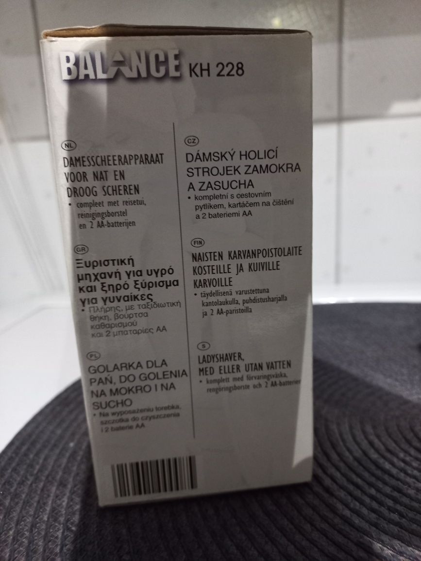 Damska golarka na baterie
