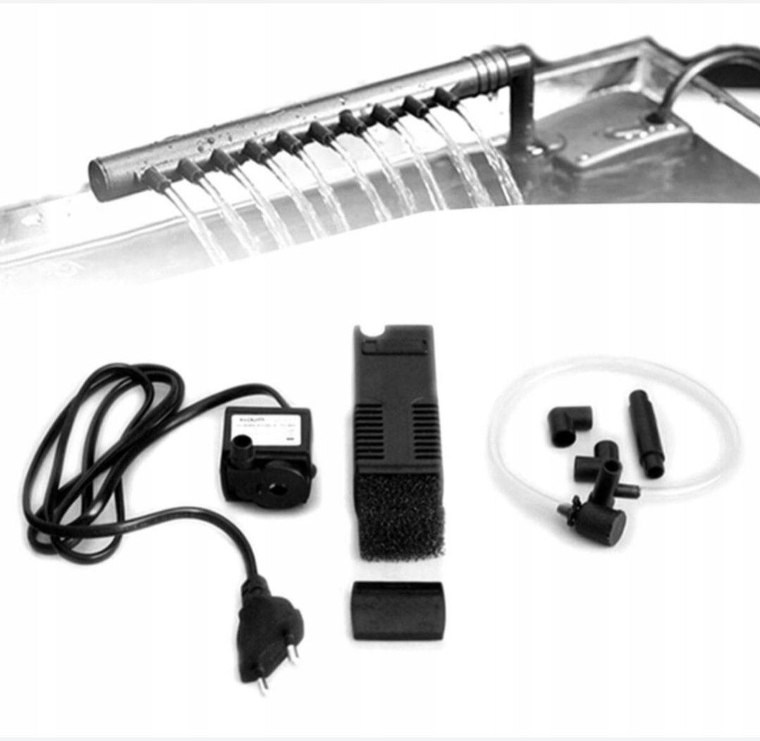 Nowy Filtr do akwarium 600l/h 40-120l