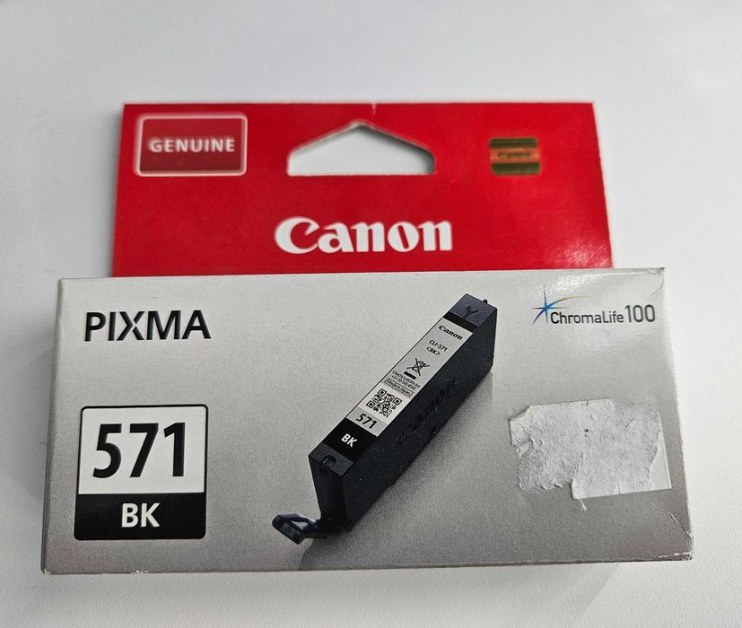 Tusz Canon CLI-571BK czarny ORYGINAŁ Nowy Nieużywany