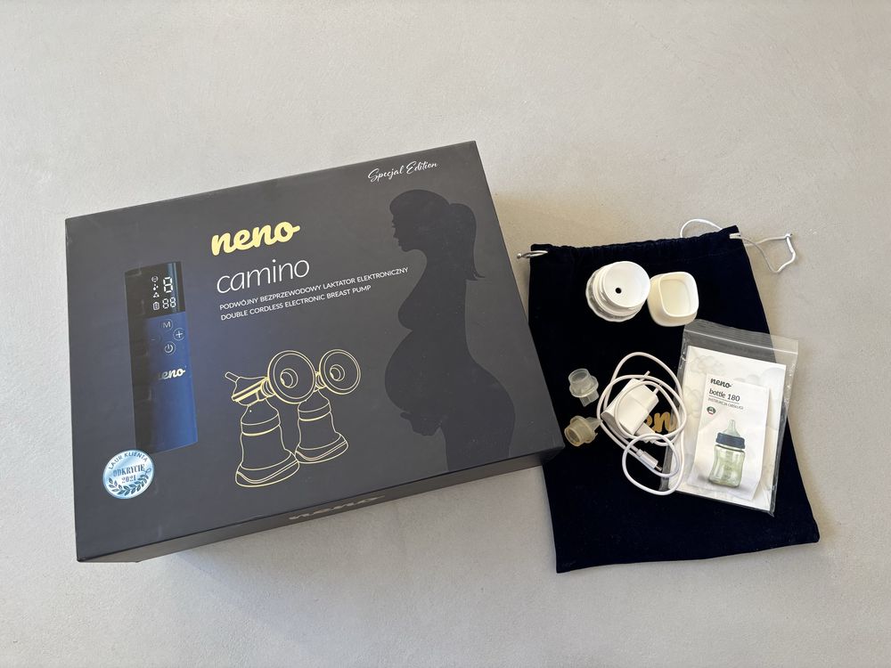 Laktator Neno Camino – podwójny elektroniczny bezprzewodowy