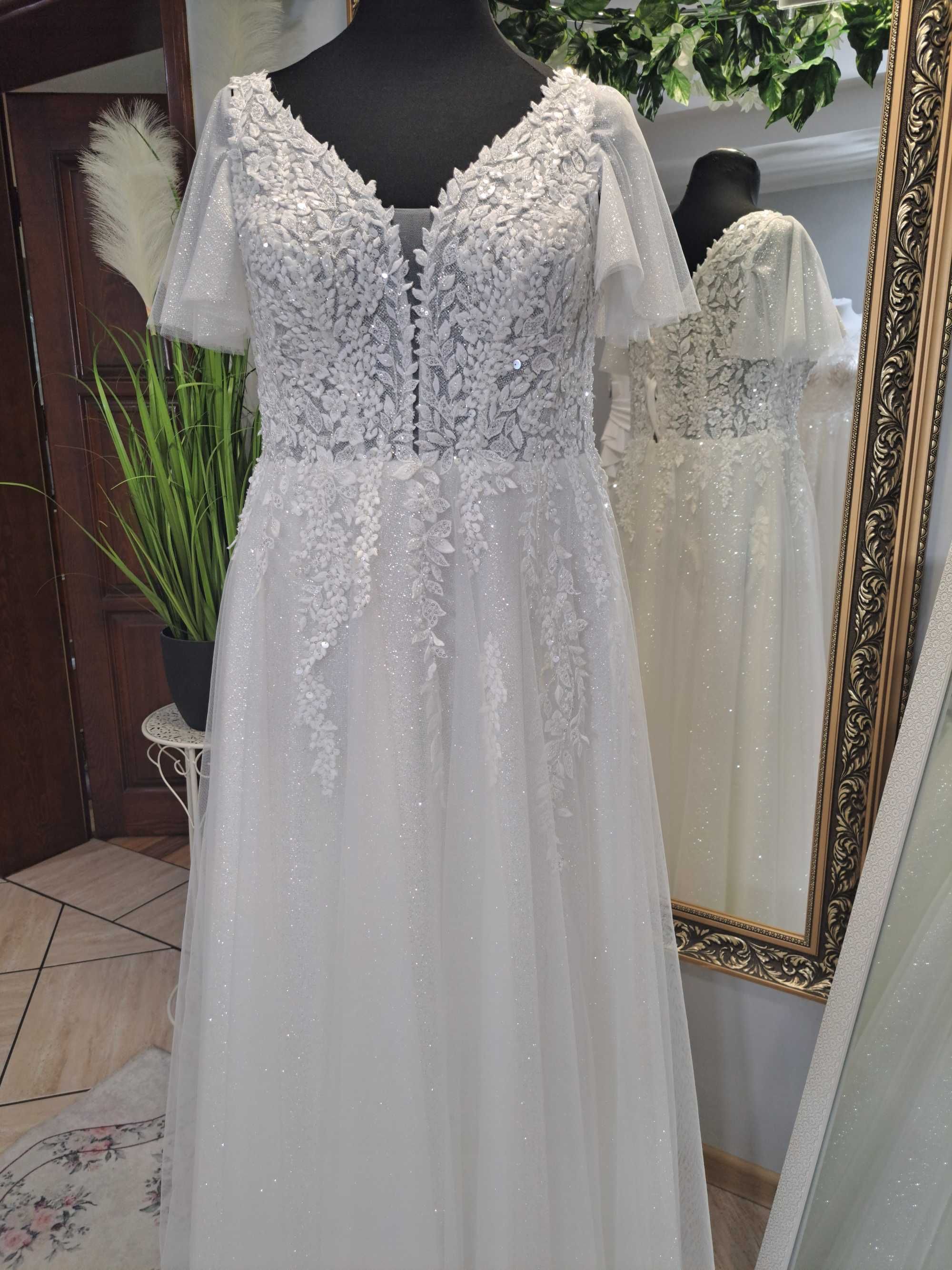 Suknia ślubna plus size okazyjna cena