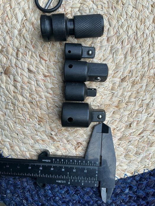 Набор ударних адаптерів перехідників 13предм нові міцні 1/4 3/8 1/2