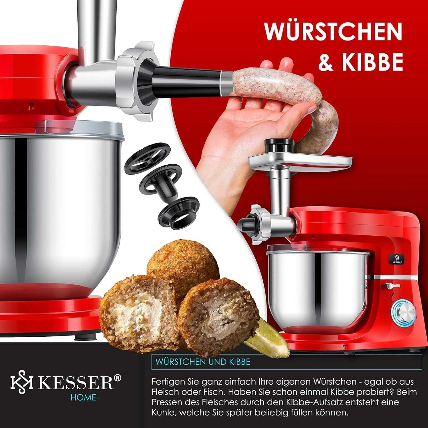 Robot kuchenny KESSER / maszynka do mięsa/ sokowirówka / mikser !4444!