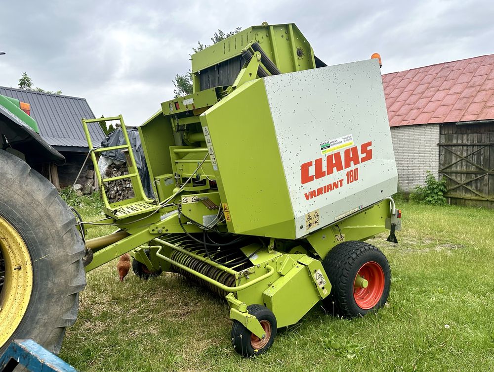 Prasa rolująca, belarka, claas varint 180, rotor, szeroki podbierak