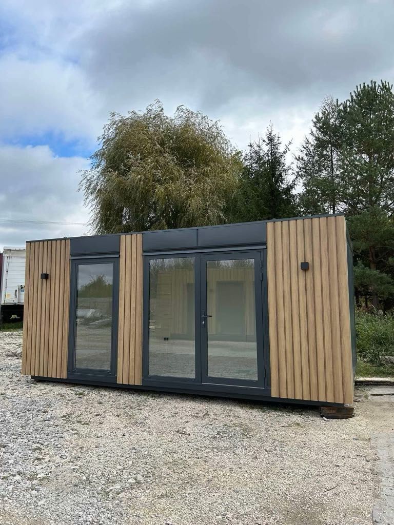 Kontener biurowy 6x3m – idealny na biuro, magazyn, pawilon, domek.