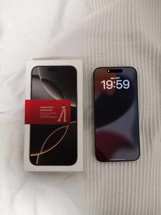 Iphone 16 Pro Max Titanio Natural 256 GB, como novo, com garantia