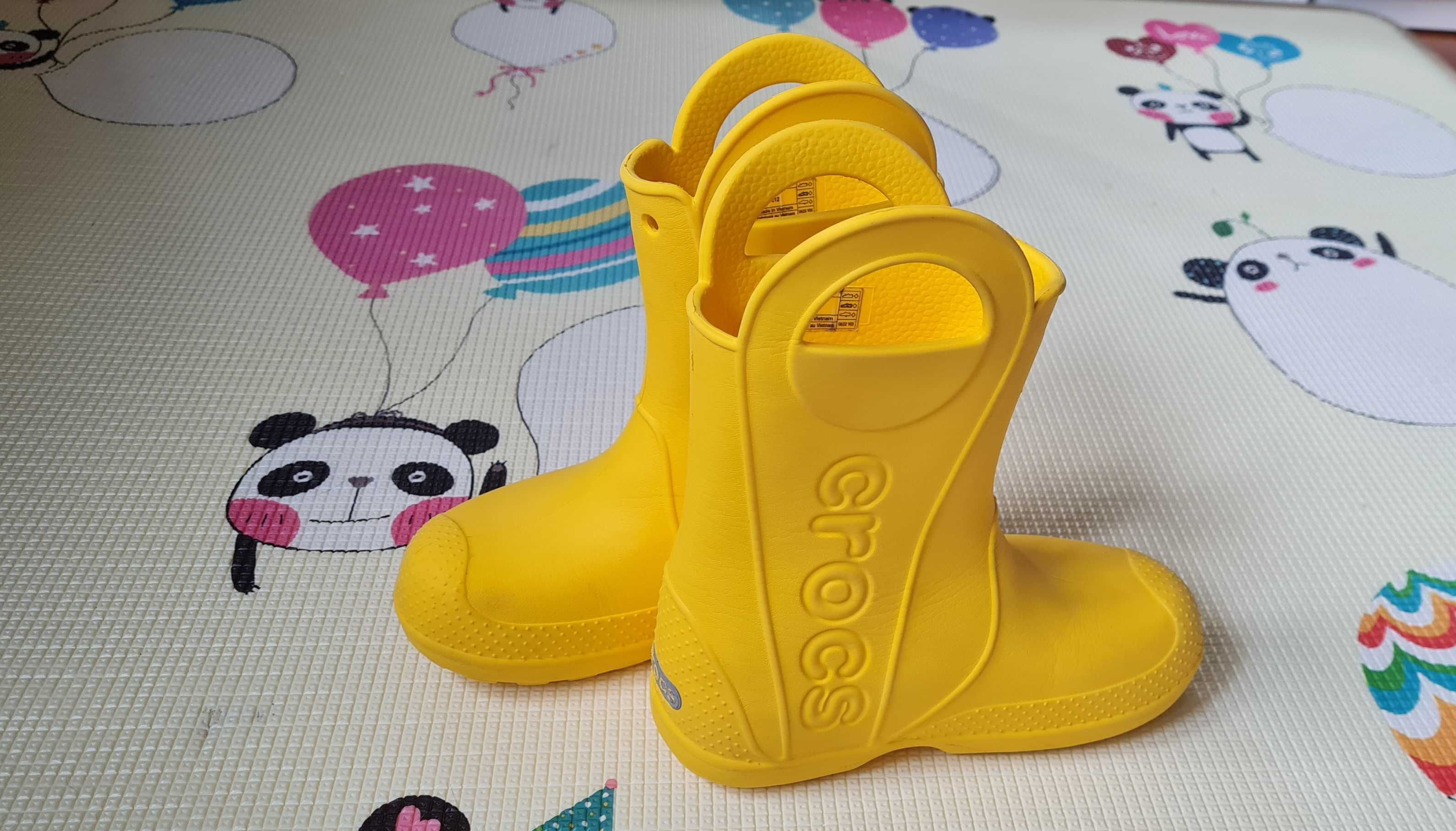 Kalosze crocs  rozm . 29- 30  C12 żółte