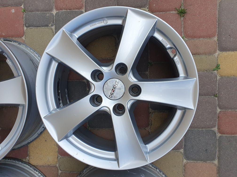 Легкосплавні диски R16 DEZENT 5×114,3