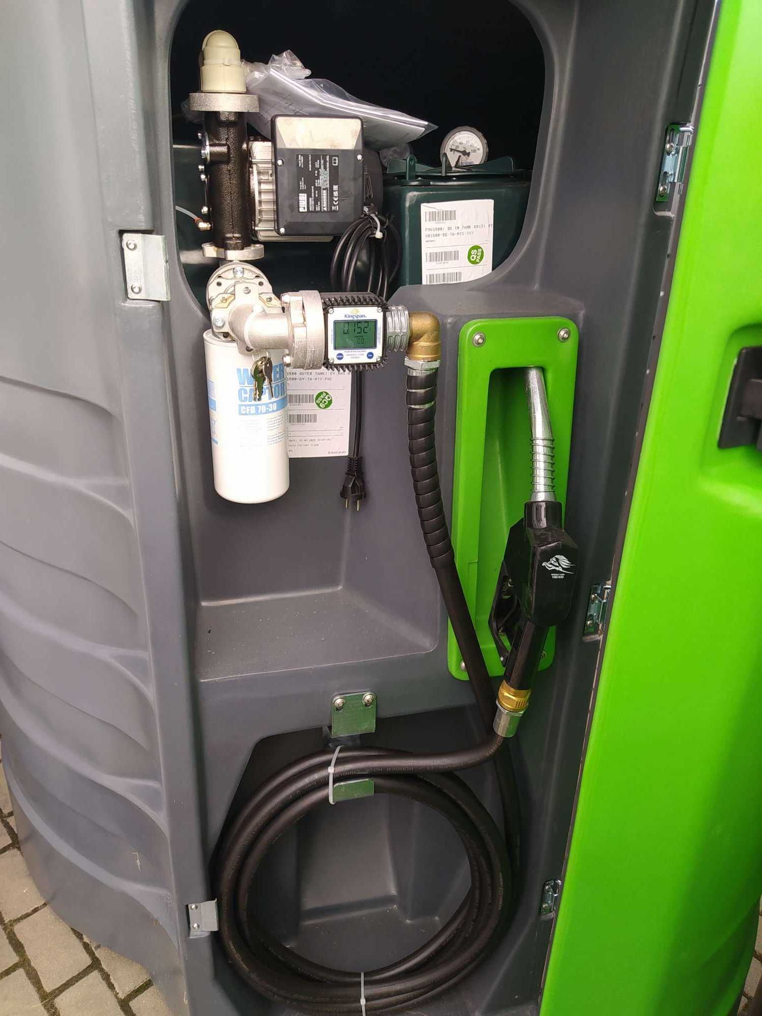Zbiornik dwupłaszczowy do paliwa ON 2500l Kingspan
