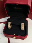 Сережки в стилі Cartier Clash Рожеве золото 750 п