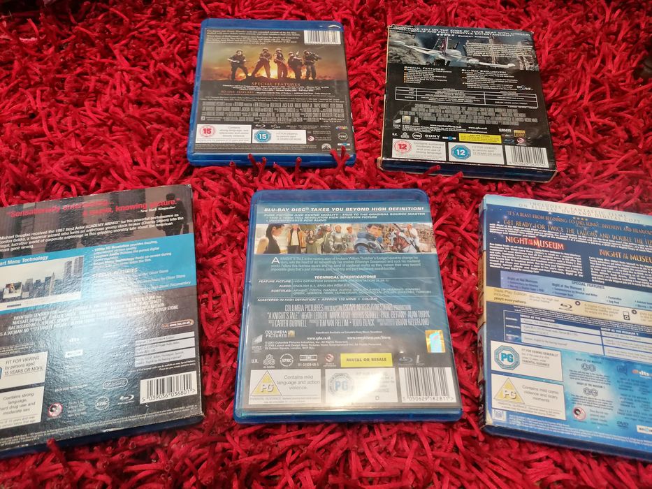 Conjunto de 5 filmes em Blu-ray