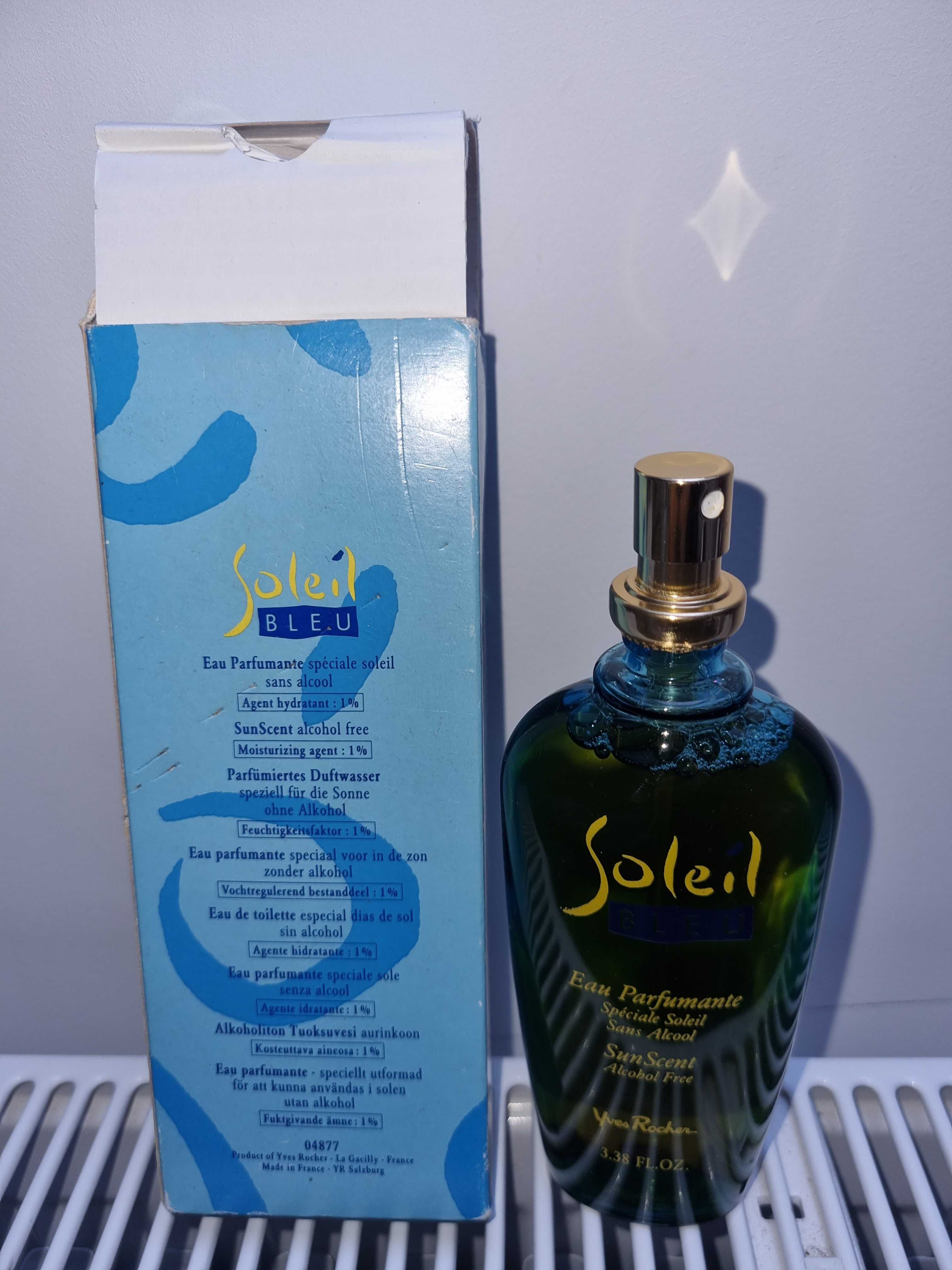 Woda perfumow do opalania bez alko soleil bleu yves rocher 100ml