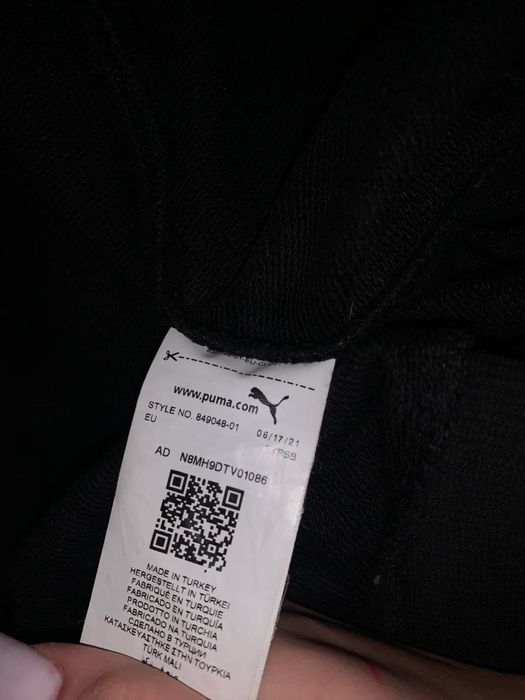 кофта пума нави тёплая