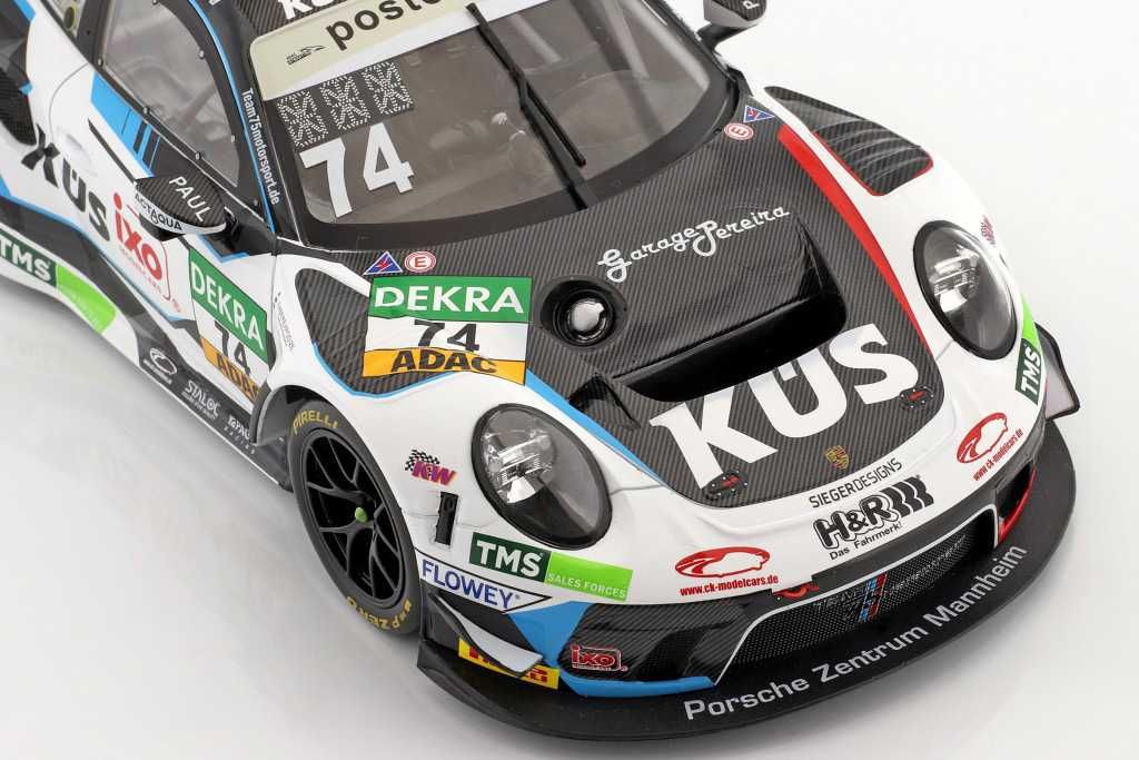 Model 1:18 Ixo Porsche 911 GT3 R #74 ADAC GT Masters 2021 KÜS Team
