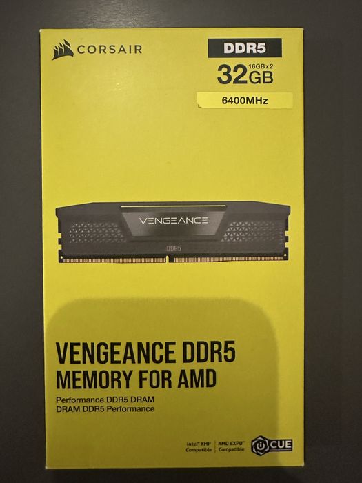 Pamięć ram CORSAIR DDR5 RAM 32GB (2x16GB) 6400MHz