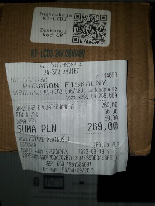 Licznik rowerowy. Nowy.