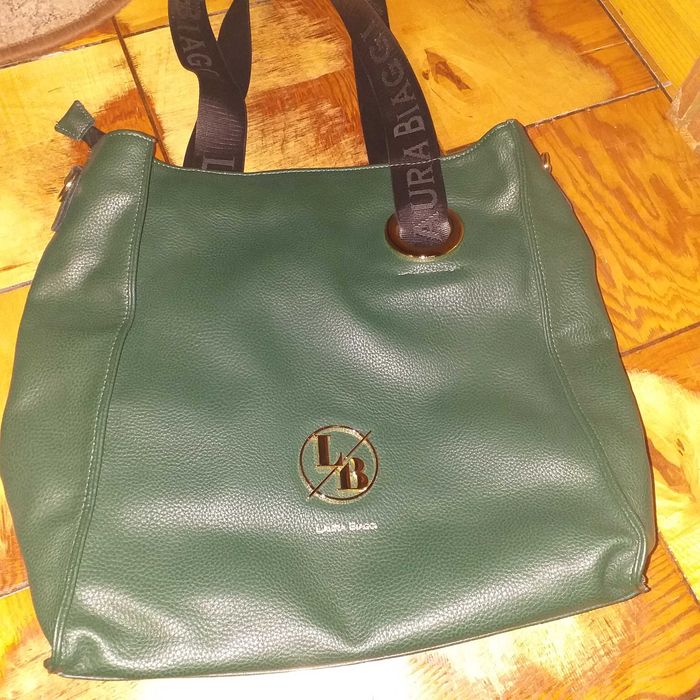 Duża torebka zielona