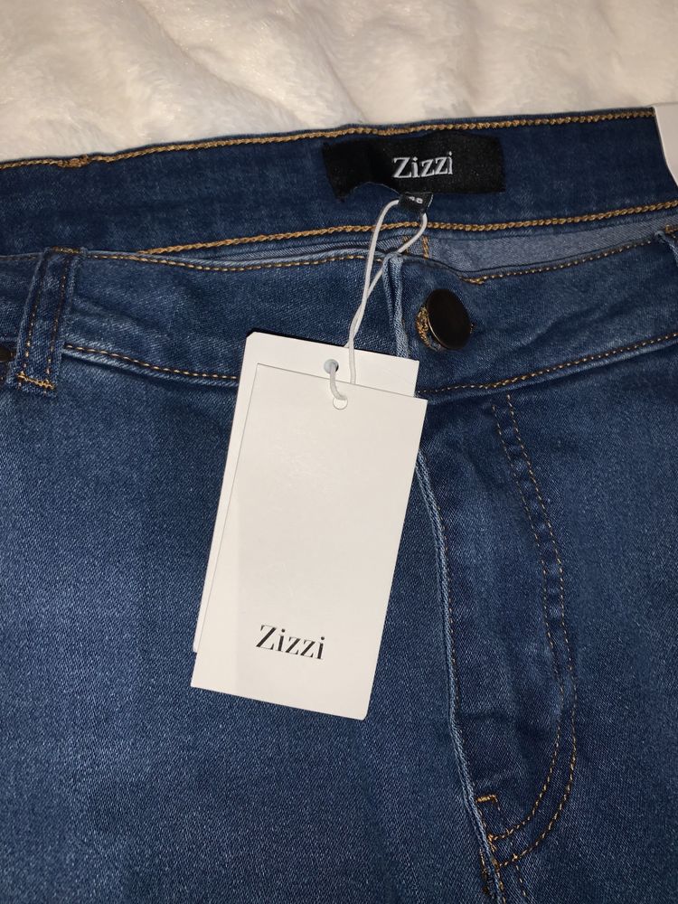 Jenasowe spodnie z dziurami By Zizzi 48