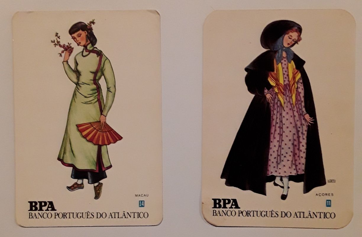 Conjunto 6 calendários de bolso - Trajes Regionais Portugueses BPA