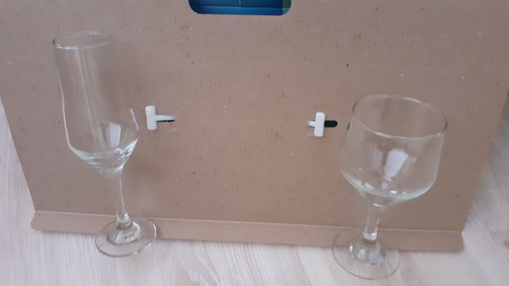Bistro - conjunto de 18 copos (champanhe, vinho, água)
