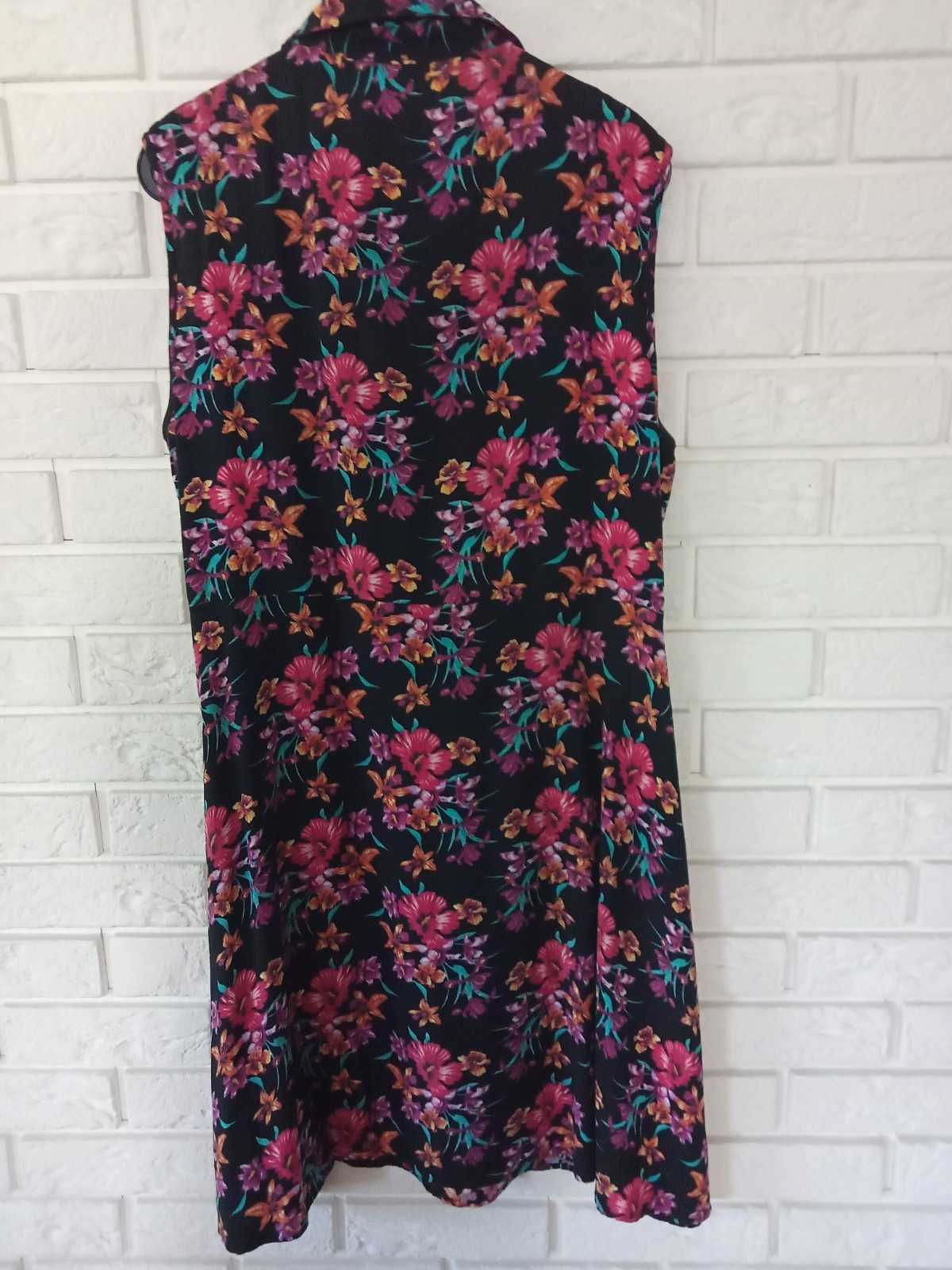 sukienka w kwiatki -XL-2XL